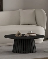 Manhattan Comfort 35.4" Wood Layla Modern Coffee Table