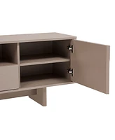 Manhattan Comfort 59" Wood Ella Modern 5-Shelf Tv Stand Fits TVs up to 55"