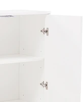 Manhattan Comfort 51.4" Wood Ella Modern 3-Shelf Accent Cabinet