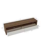 Manhattan Comfort 70" Wood Duncan Modern Tv Stand Fits TVs up to 65"