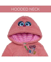 Sesame Street Baby Girls Cozy Sherpa Zip Up Cosplay Costume Coverall
