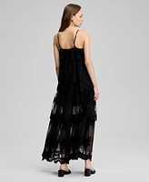 And Now This Women's Tiered Lace Maxi Dress, Exclusively at Macy's