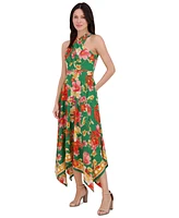 Vince Camuto Women's Printed Crossover-Neck Handkerchief