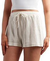 Bcx Juniors' Striped Pull-On Shorts