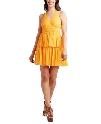 Bcx Juniors' Halter-Style Mini Dress