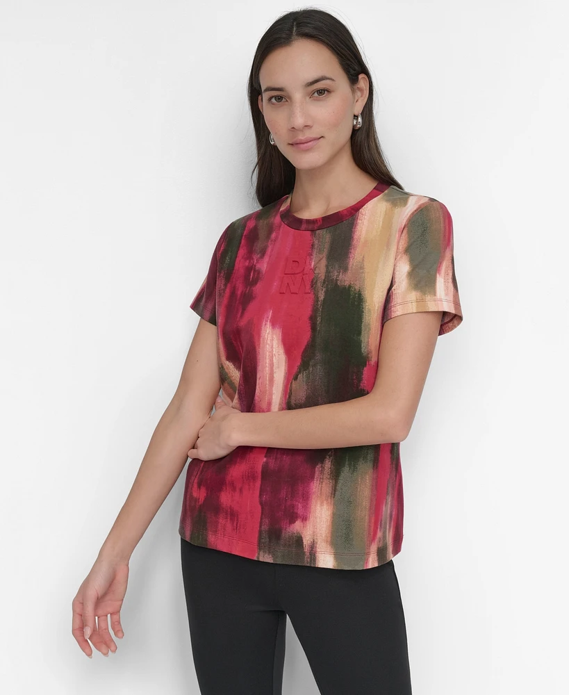 Dkny Women's Abstract-Print T-Shirt