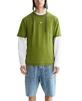 Scotch & Soda Men's Core Relaxed Fit Short Sleeve Logo Graphic Crewneck T-Shirt