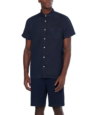 Scotch & Soda Men's Regular-Fit Button-Down Linen Shirt