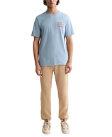 Scotch & Soda Men's Short Sleeve Screen Print Logo Graphic T-Shirt