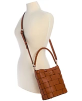 Guess Maylee Woven Bucket Bag