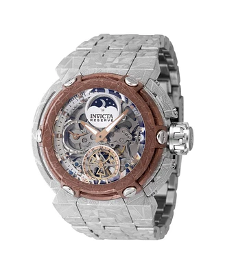 Invicta Men's 47706 Coalition Forces Automatic 2 Hand Silver, Brown, Rose Gold Dial Watch