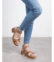 Women's Heeled Ankle Strap Sandals Refresh By Xti