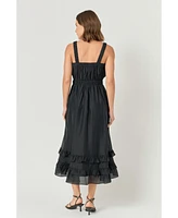 endless rose Women's Ruffled Maxi Dress
