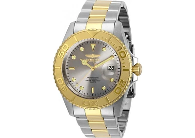 Invicta Men's Pro Diver Quartz 3 Hand Grey Dial Watch