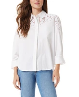 Sam Edelman Women's Dorey Oversized Button Down Shirt