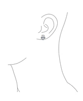 Bling Jewelry Pear Shape Cz Stud Earrings Teardrop Solitaire 14K Gold Sterling Silver 6-9MM
