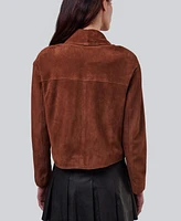 Furniq Uk Women's Cropped Suede Jacket, Created for Macy's