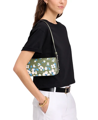 kate spade new york Liv Painterly Bouquet Mini Leather Shoulder Bag