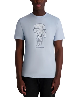 Karl Lagerfeld Paris Men's Caricature T-Shirt