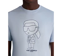 Karl Lagerfeld Paris Men's Caricature T-Shirt