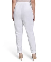 Calvin Klein Women's Mid-Rise Slim-Leg Pants