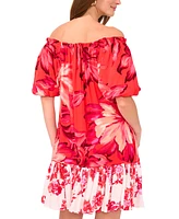 Vince Camuto Women's Tie-Neck Off-The-Shoulder Dress