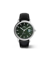 Daniel Wellington Men's Automatic Black Leather Watch