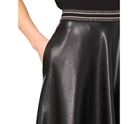 Vince Camuto Women's Faux-Leather Culottes