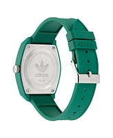 adidas Unisex Analog Green Resin Watch, 38mm