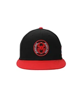 Marvel Men's Spider-Man Into The Spider-Verse Miles Morales Logo Adult Black Snapback Cap