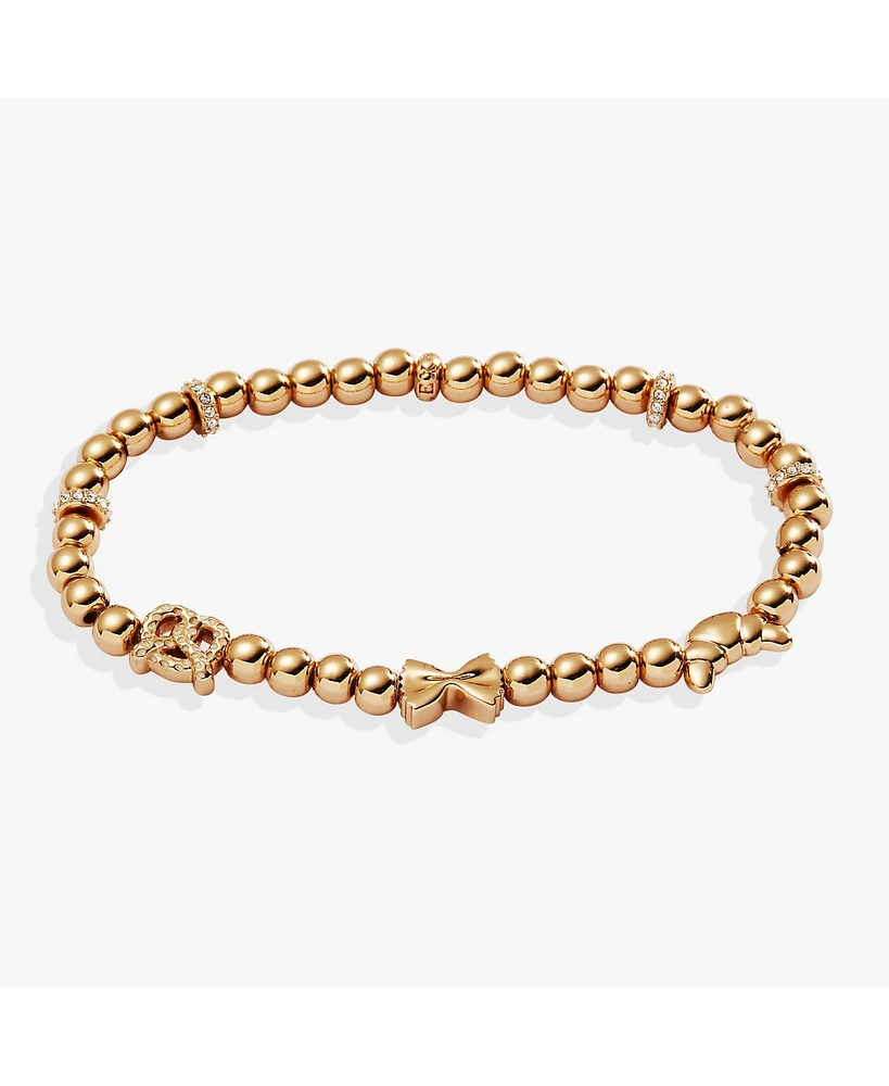 Carbs Are My Love Language Beaded Stretch Bracelet