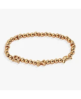 Carbs Are My Love Language Beaded Stretch Bracelet