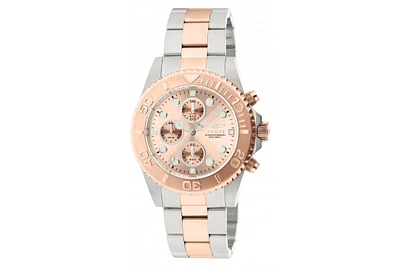 Invicta Men's 1775 Pro Diver Quartz Chronograph Rose Gold Dial Watch