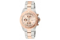 Invicta Men's 1775 Pro Diver Quartz Chronograph Rose Gold Dial Watch