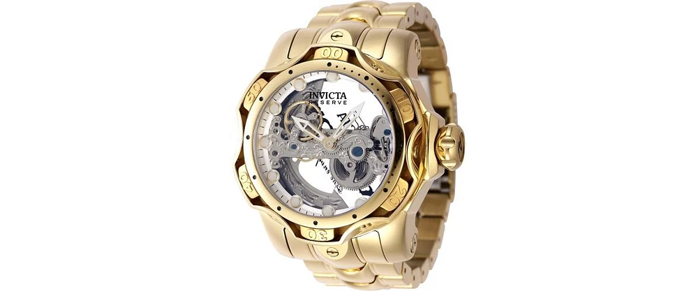 Invicta Men's 45487 Reserve Automatic 2 Hand Silver Dial Watch