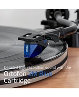 Fluance RT85 Reference High Fidelity Vinyl Turntable Record Player with Ortofon 2M Blue Cartridge, Acrylic Platter, Weight