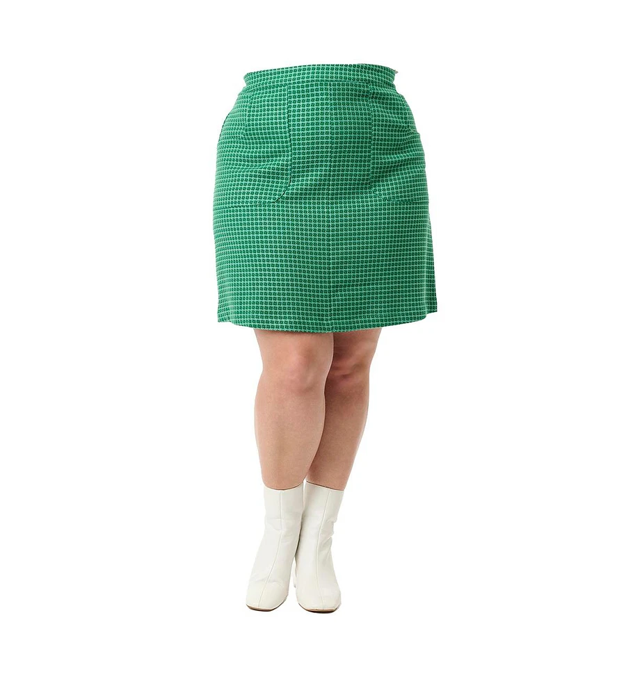 Smak Parlour Plus A-Line Mini Skirt