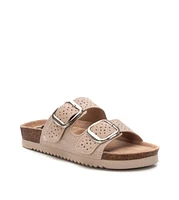 Women's Suede Slip on Sandals By Xti