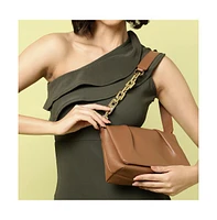 Women's Cocoa Brown Cross Body Bag