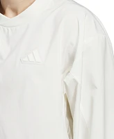 adidas Men's Woven Crew Neck Sweatshirt