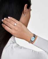 Daniel Wellington Women's Analog Silver Tone Stainless-Steel Watch, 22mm
