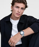 Daniel Wellington Men's Analog Silver Tone Stainless-Steel Watch