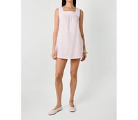 WeWoreWhat Women's Square Neck Babydoll Mini Dress
