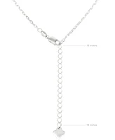 Devata Clover Filigree Chain Necklace, 16 in adj to 18 in