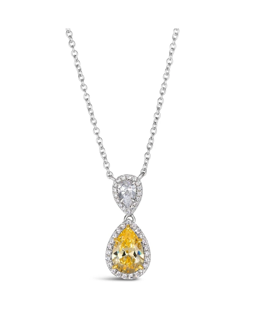 Anna Zuckerman Aubrey Jen Pear Shaped Necklace