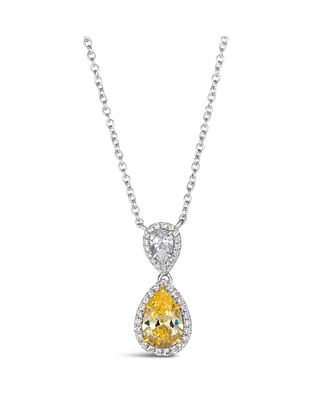 Anna Zuckerman Aubrey Jen Pear Shaped Necklace