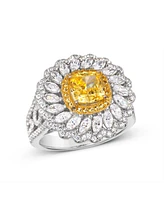 Anna Zuckerman La Maya Cz Crystalline Ring
