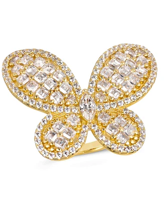 Anna Zuckerman Olivia Butterfly Ring in Yellow Gold