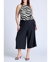 Eloquii Plus Printed Sweater Tank