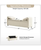 Alberto Modern Storage Bench with Ample Storage Space
